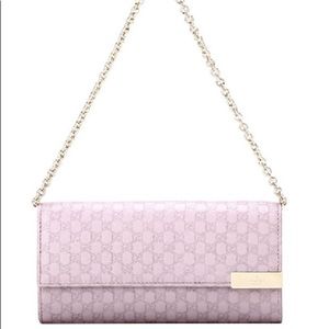 Authentic Gucci wallet with chain
